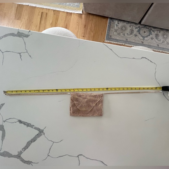 Ettika - Gold Metallic & Crystals Belt Bag / Shoulder Bag from REVOLVE - NWT - Picture 11 of 15